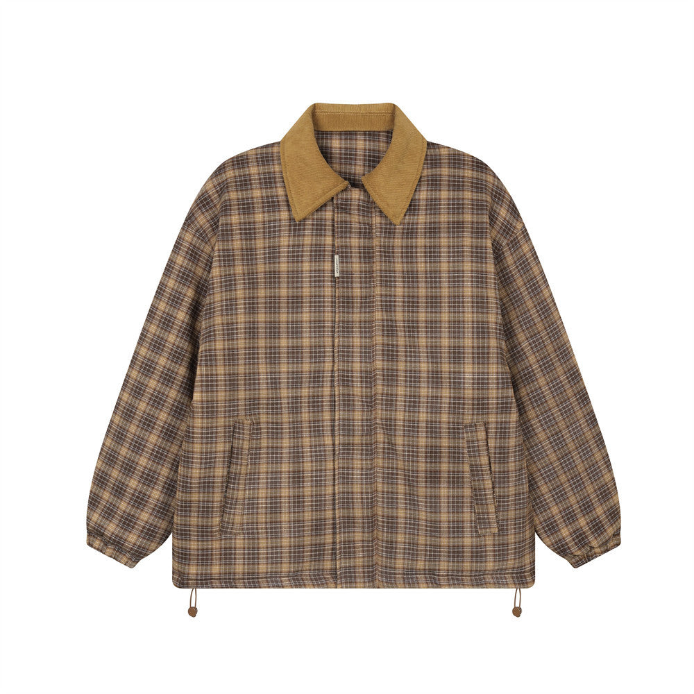 Men's checkered cotton clothing