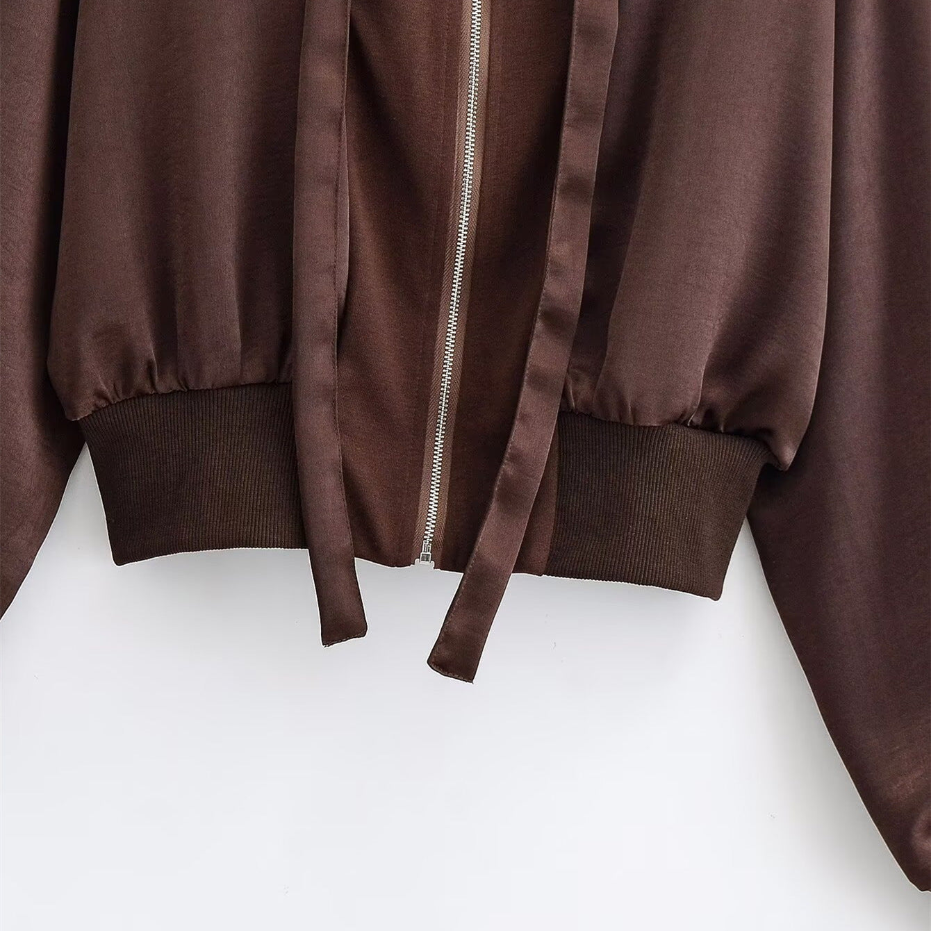 Street splicing texture hooded jacket
