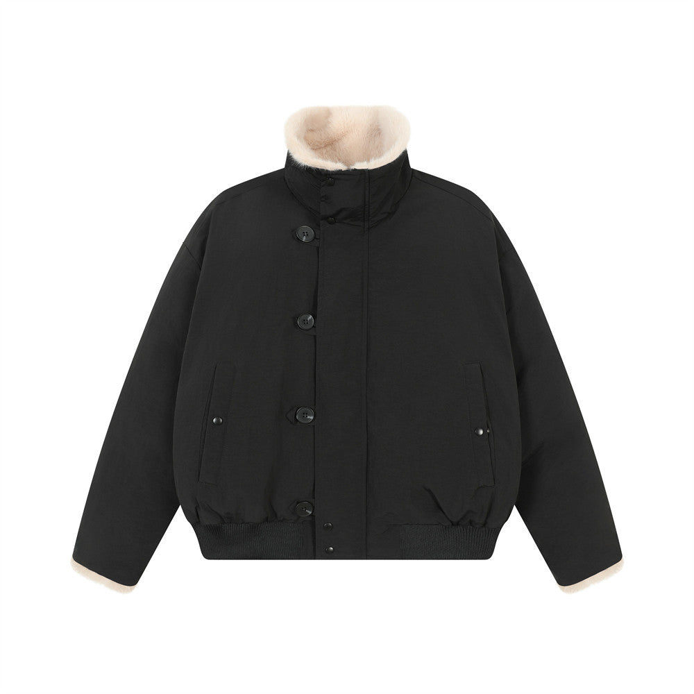 High collar cotton jacket