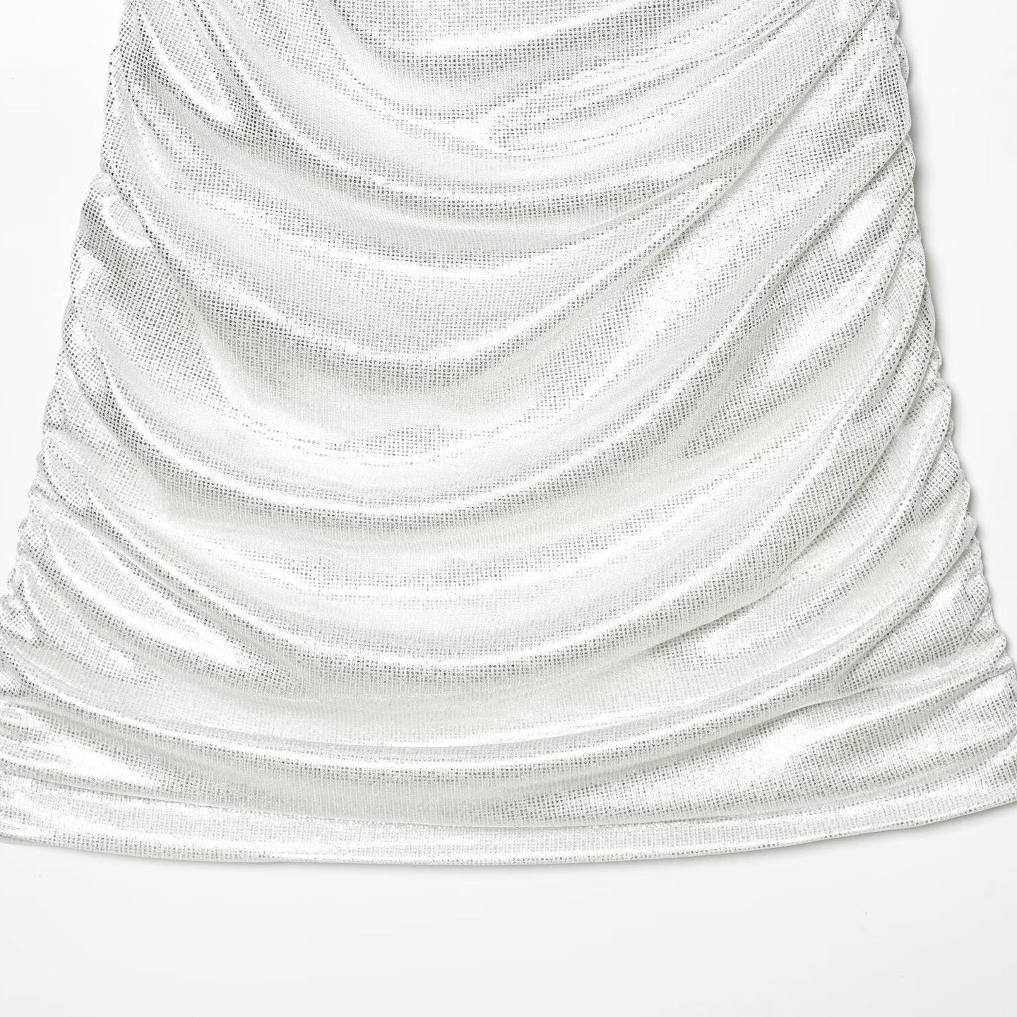 Chic Layered Mesh Dress with Rhinestone DetailingFashion Style Women's Dress