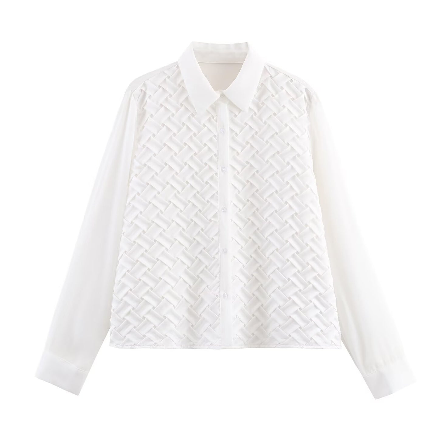 Commuting style versatile loose casual long sleeved shirt