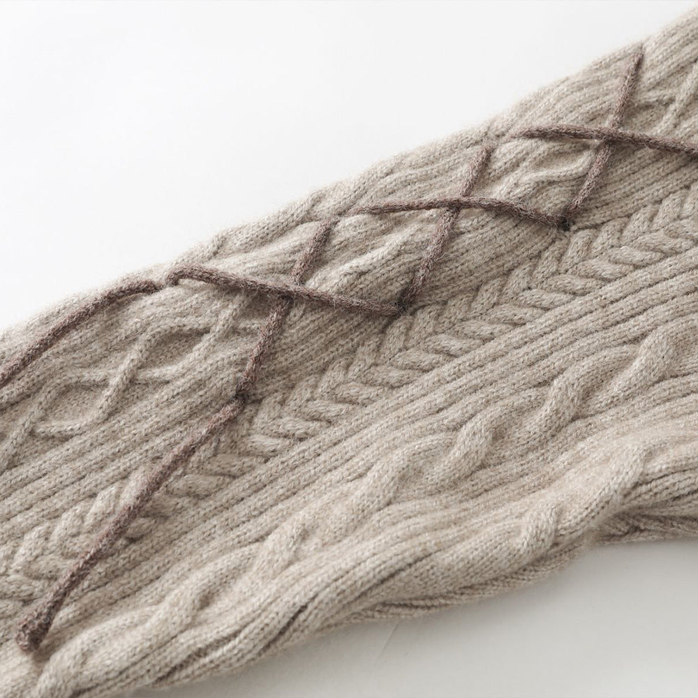 Twist Fried Dough Twists Cardigan Sweater