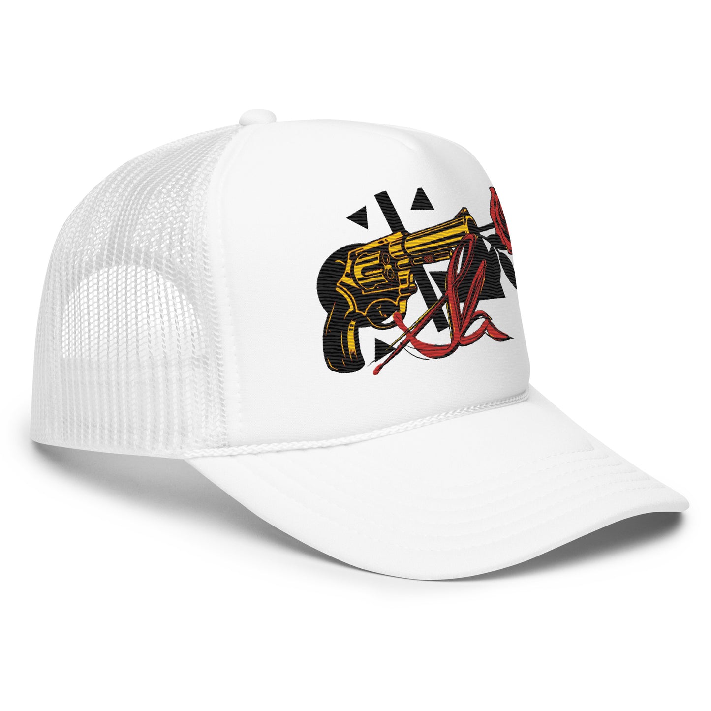 Sla rose cap Foam trucker hat