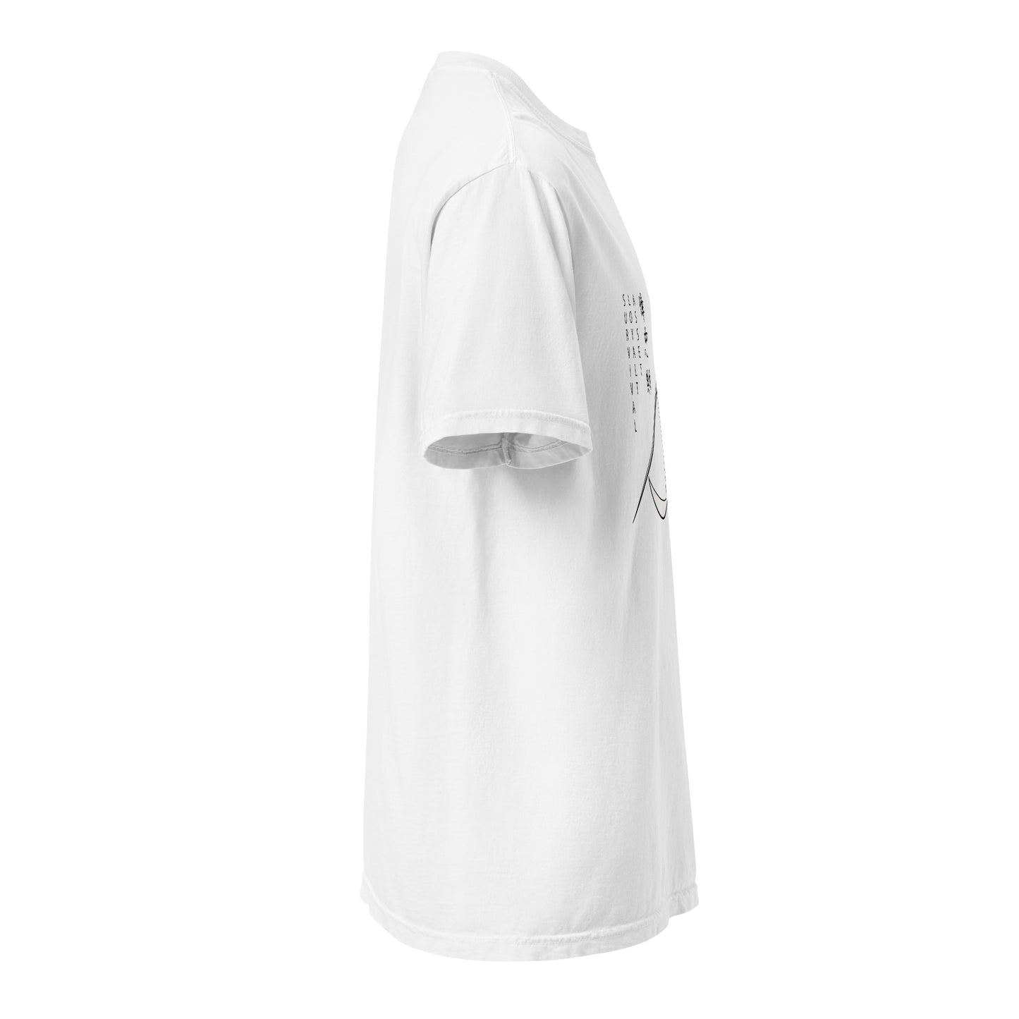 Slā Survival Loyalty Assets Mandarin Unisex garment-dyed heavyweight t-shirt
