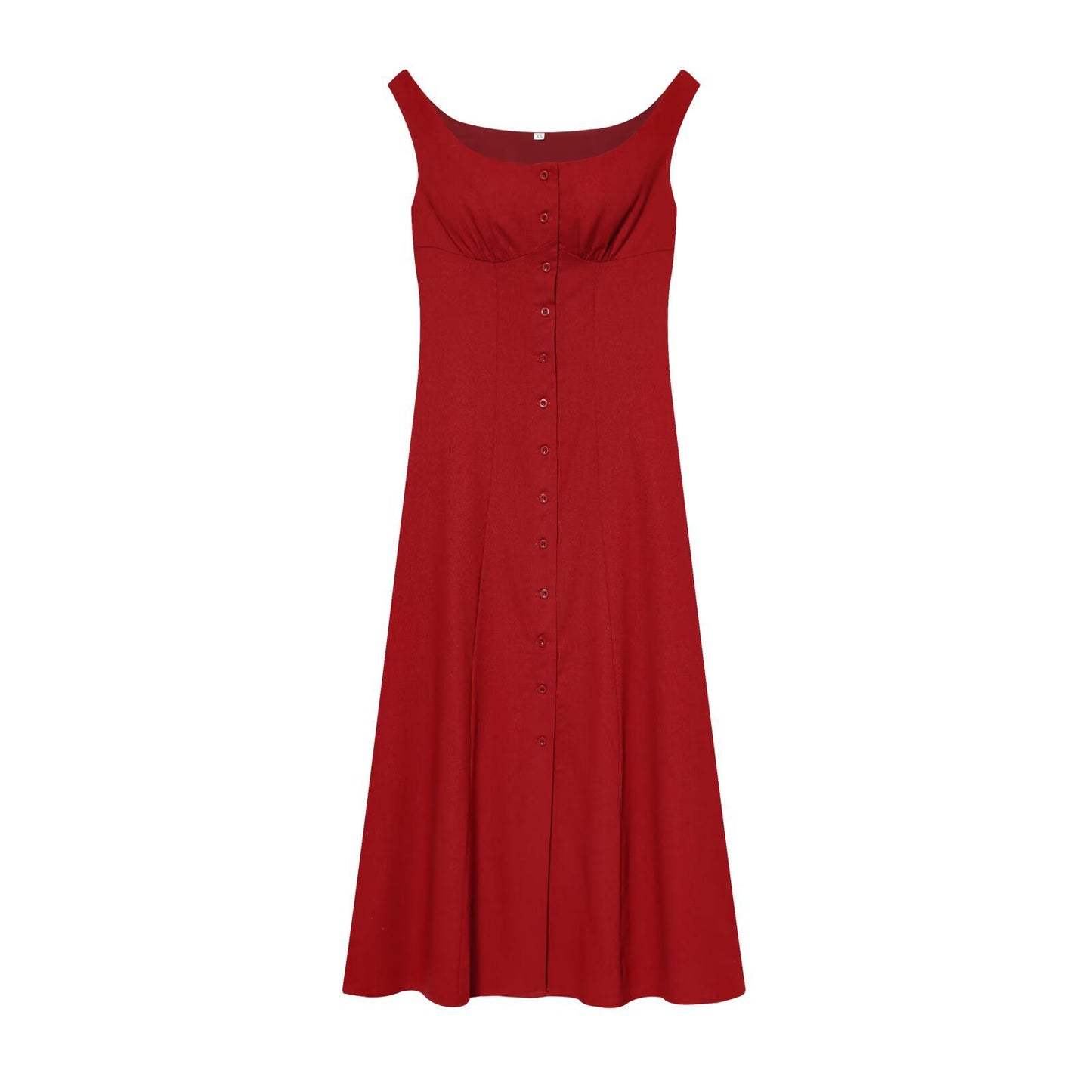 Chic Style New Women's Linen Blend Dress