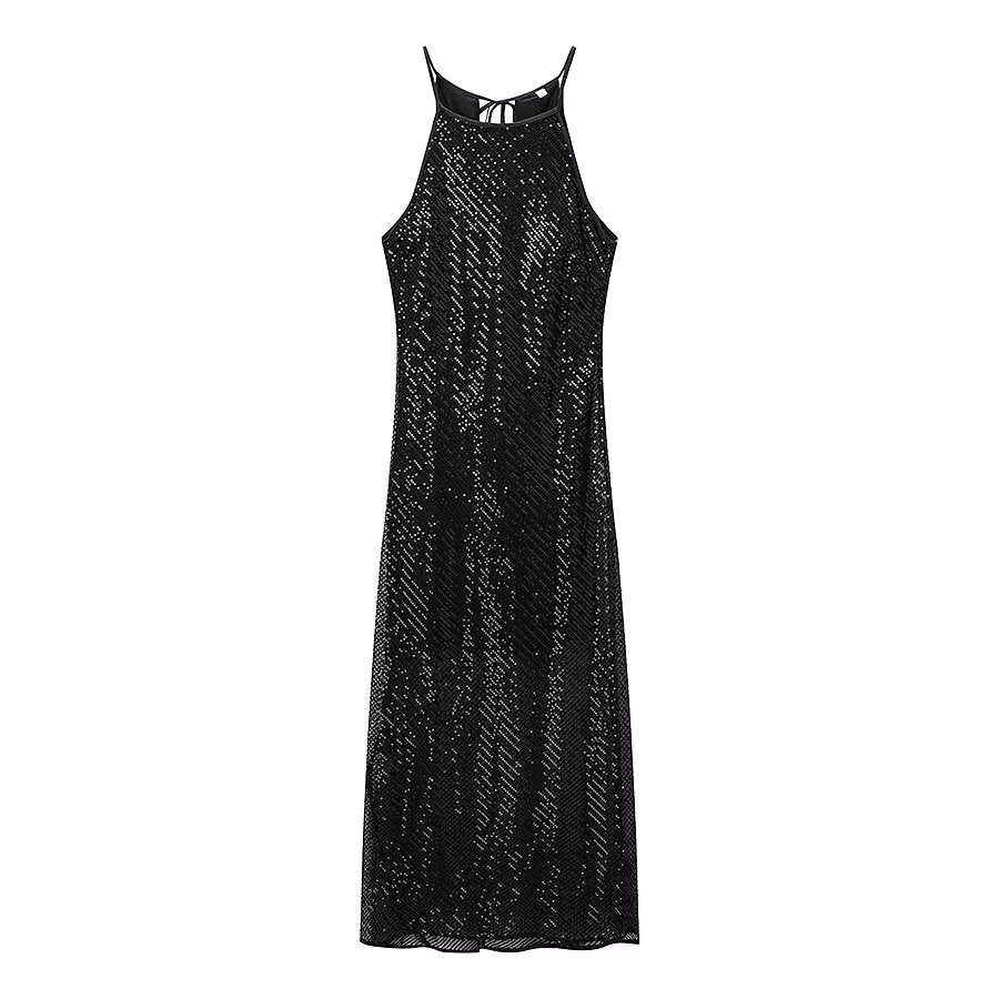 Sexy sequin slim fit dress for women's clothing
