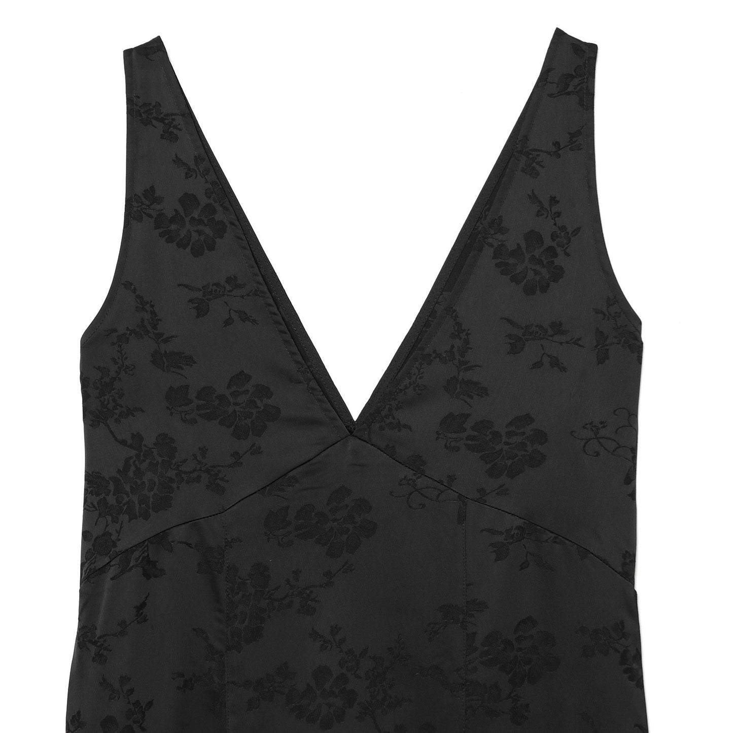V-neck jacquard MIDI dress for women's wear