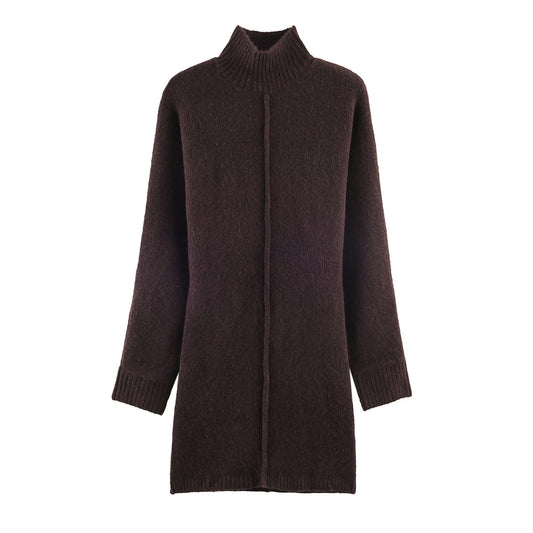 Simple and soft knitted dress for women's wear