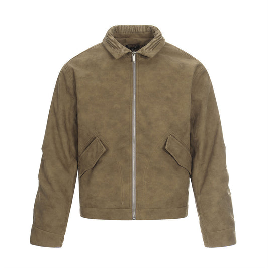 Cotton padded thick zipper jacket