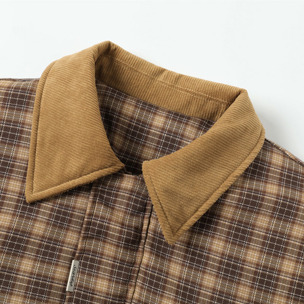 Men's checkered cotton clothing
