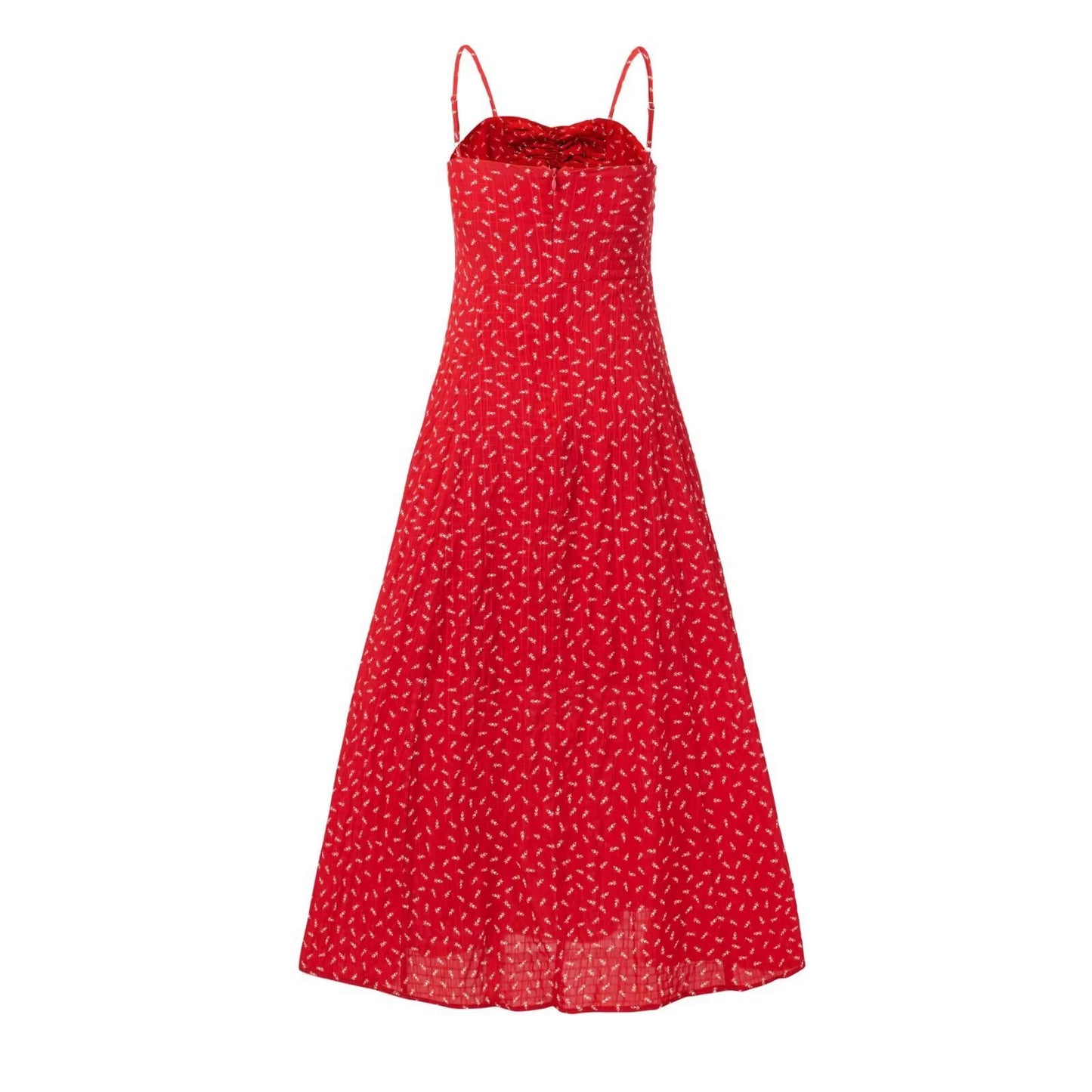 Dress Elegant Classic Print Strap Dress Women's Fashion Style Casual Dress