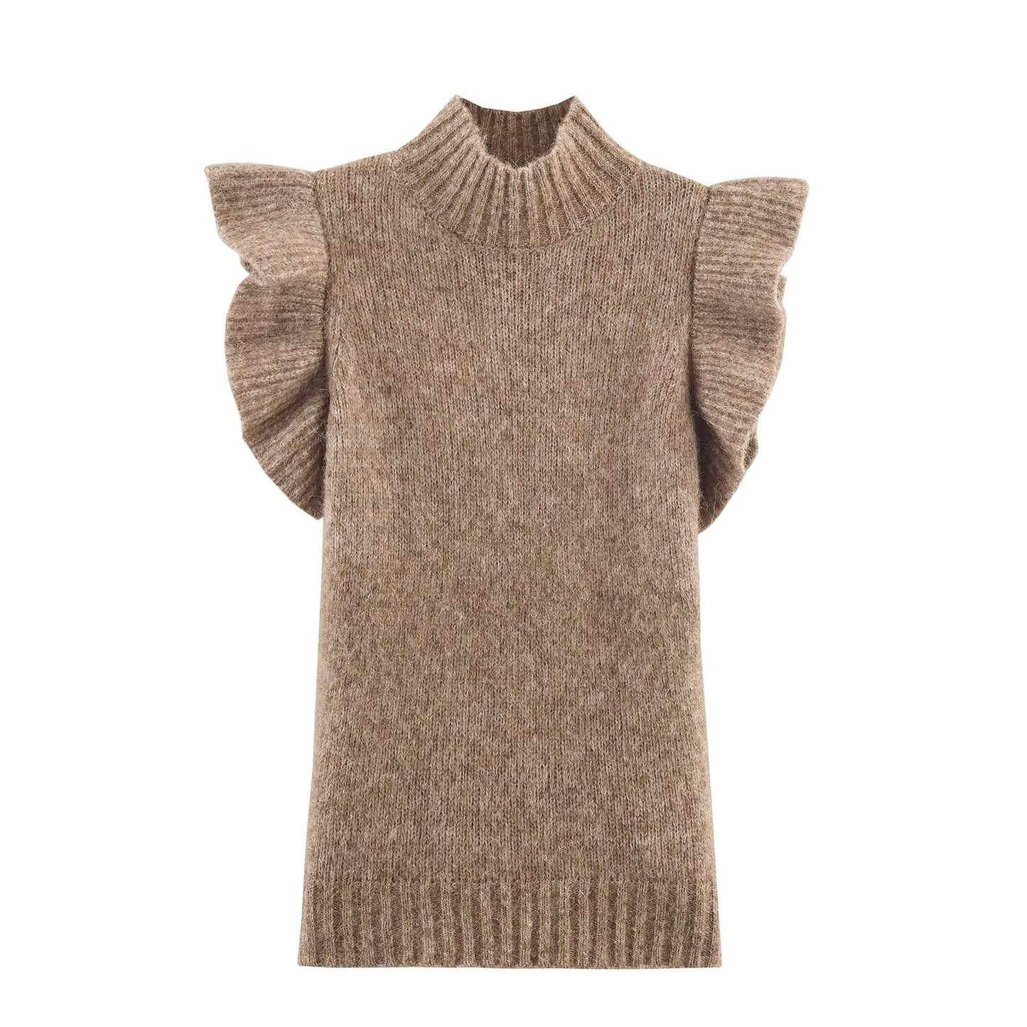 New Women's Fashion Wool Layered Decorative Top