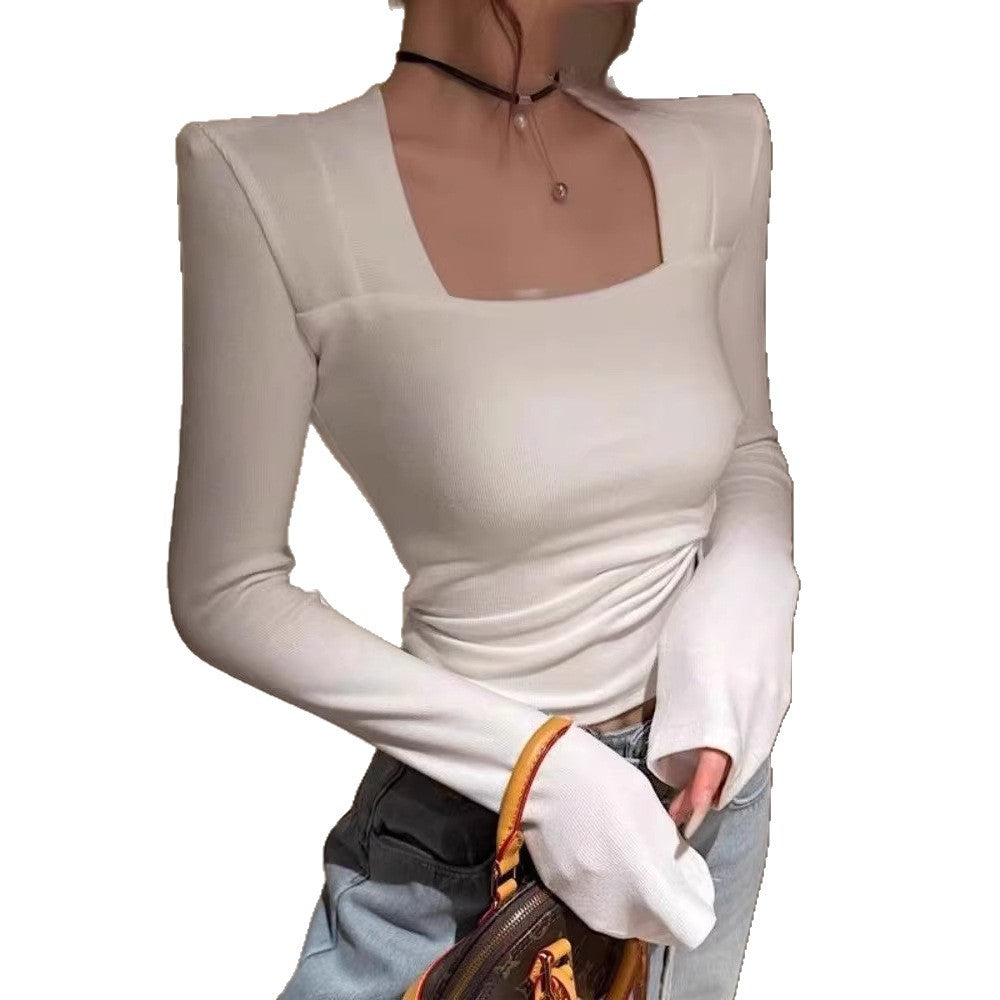 Pure Desire Square Collar Underneath Bottom Shirt for Women