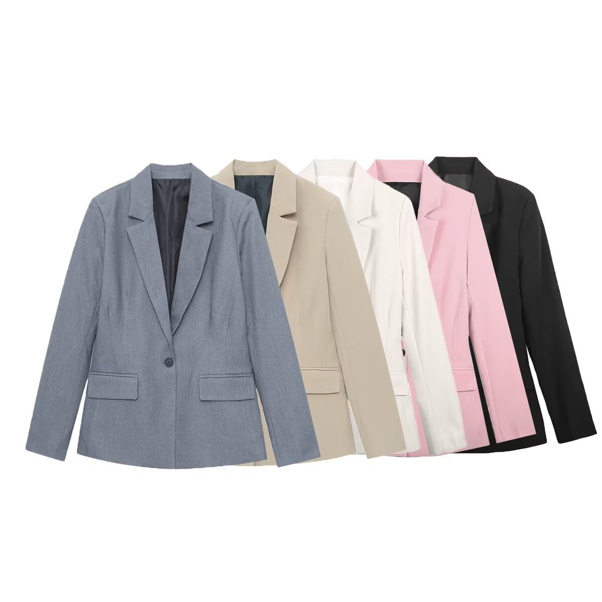 Commuting style elegant slim fit suit jacket