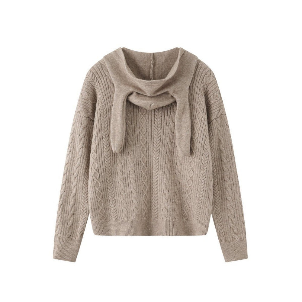 Twist Fried Dough Twists Cardigan Sweater