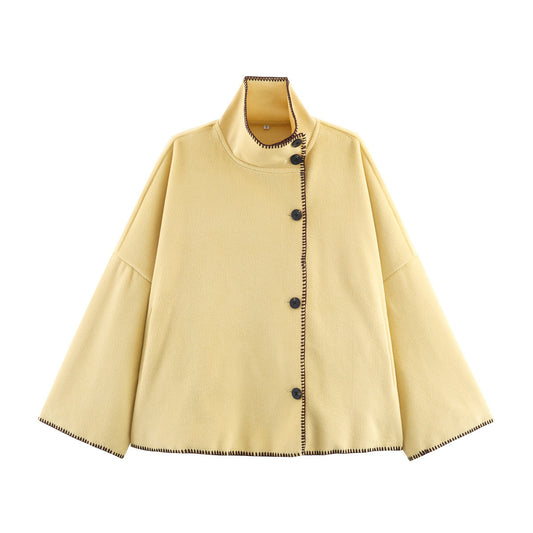 Street craft woolen cape decoration jacket