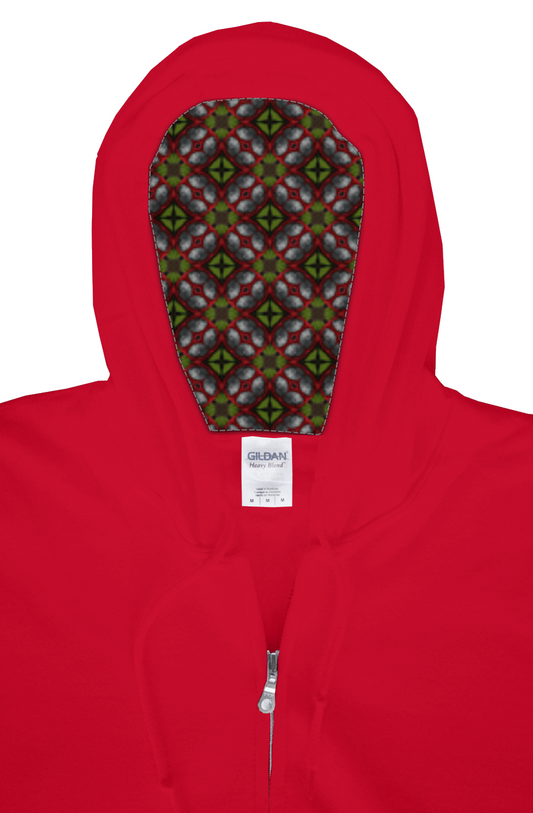 Sla flower gildan zip hoody 