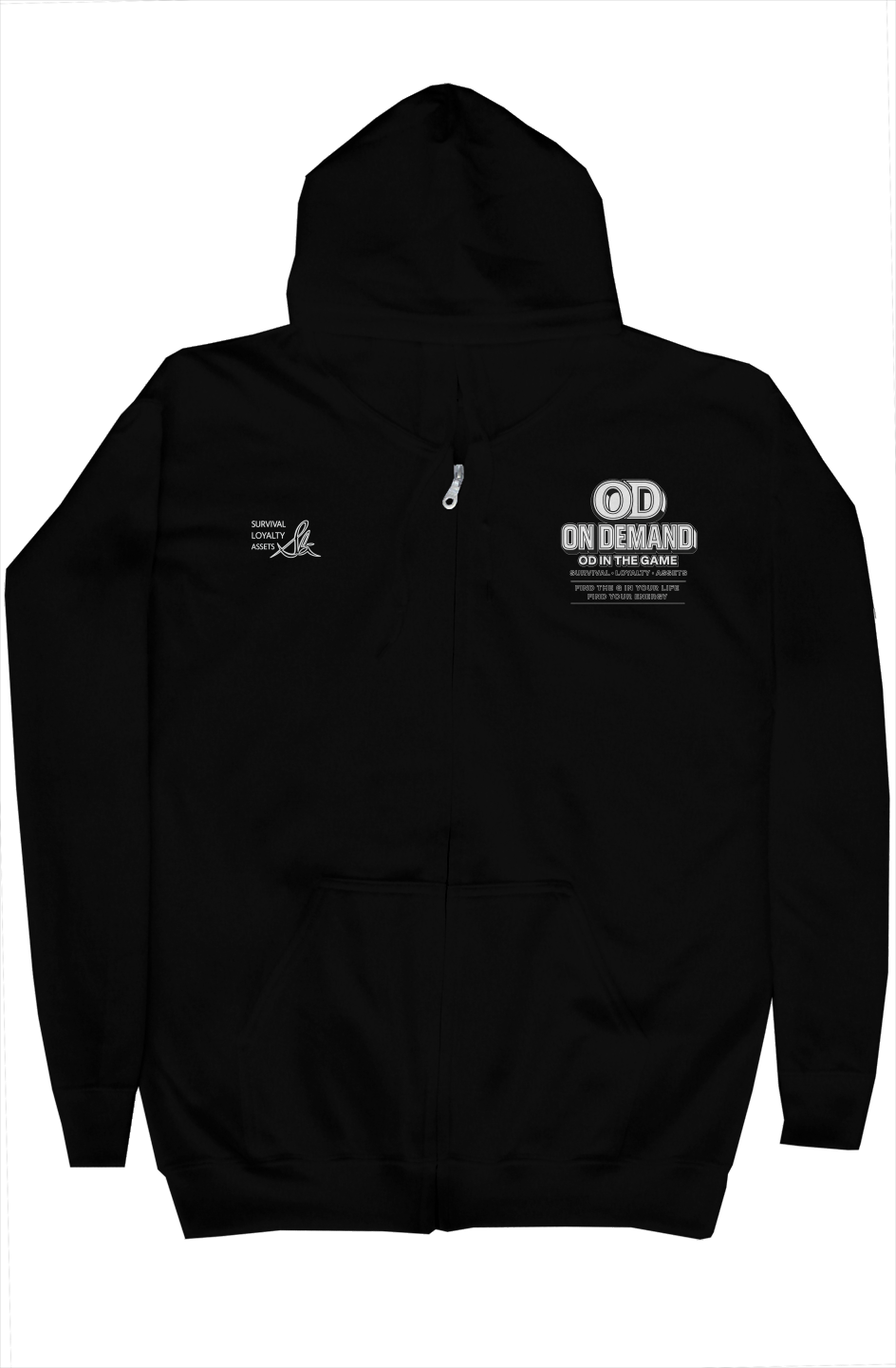Sla OD on demand gildan zip hoody