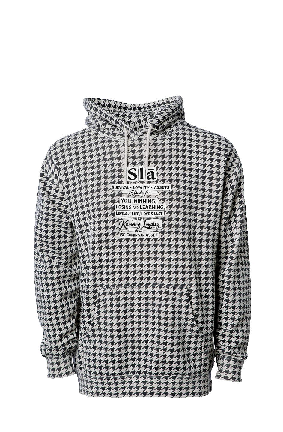 Slā stands for Houndstooth Hoodie