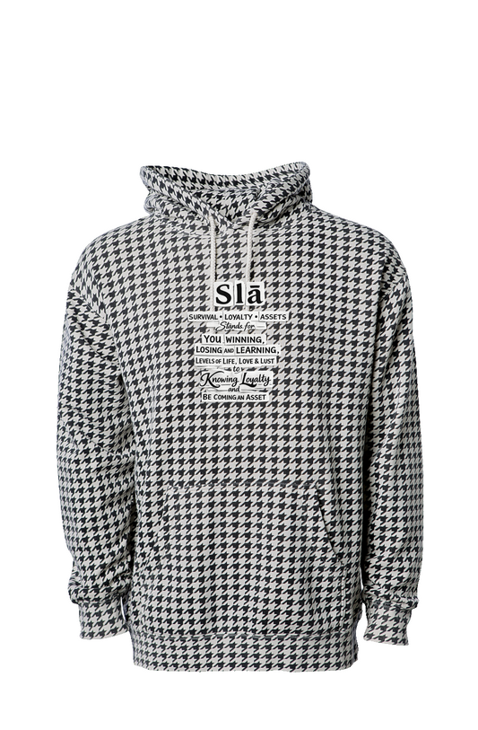 Slā stands for Houndstooth Hoodie