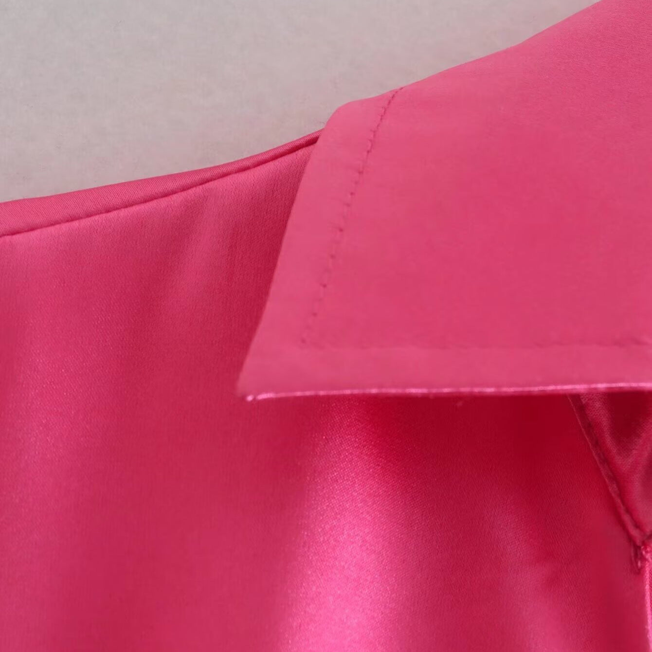 Elegant Feather-Trimmed Shiny PinkStyle for Women