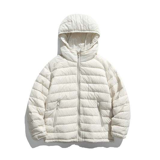 Lightweight pork rib down jacket