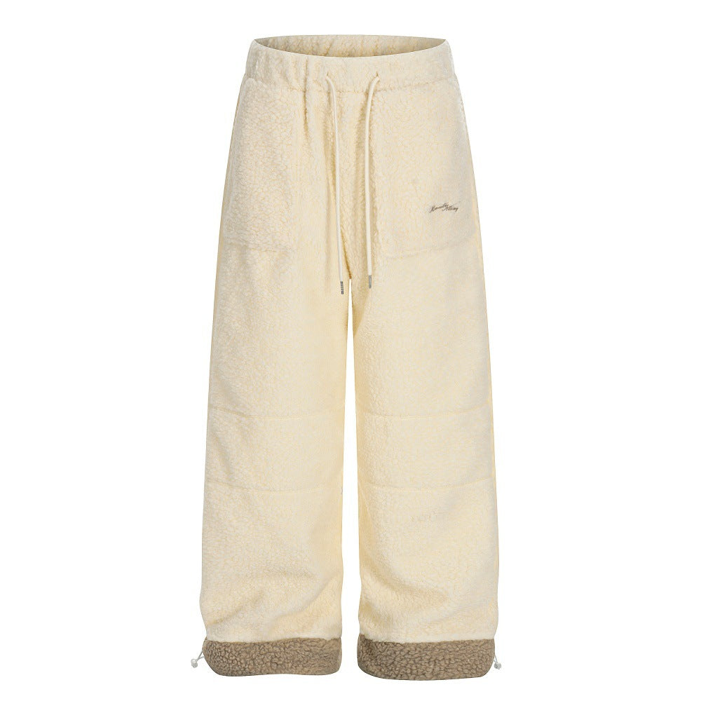Loose straight leg casual pants