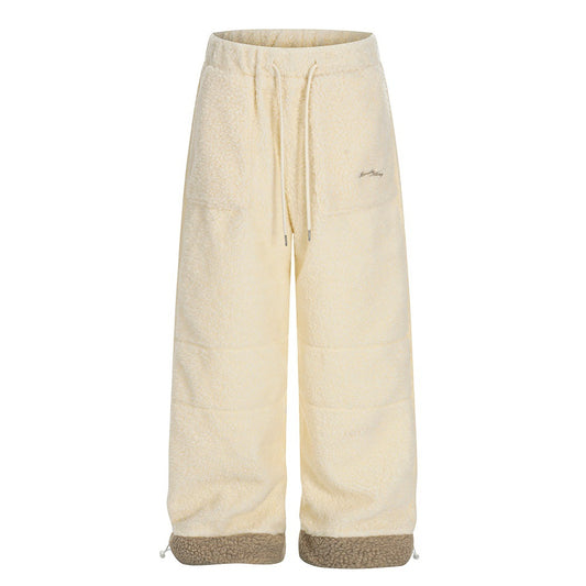 Loose straight leg casual pants