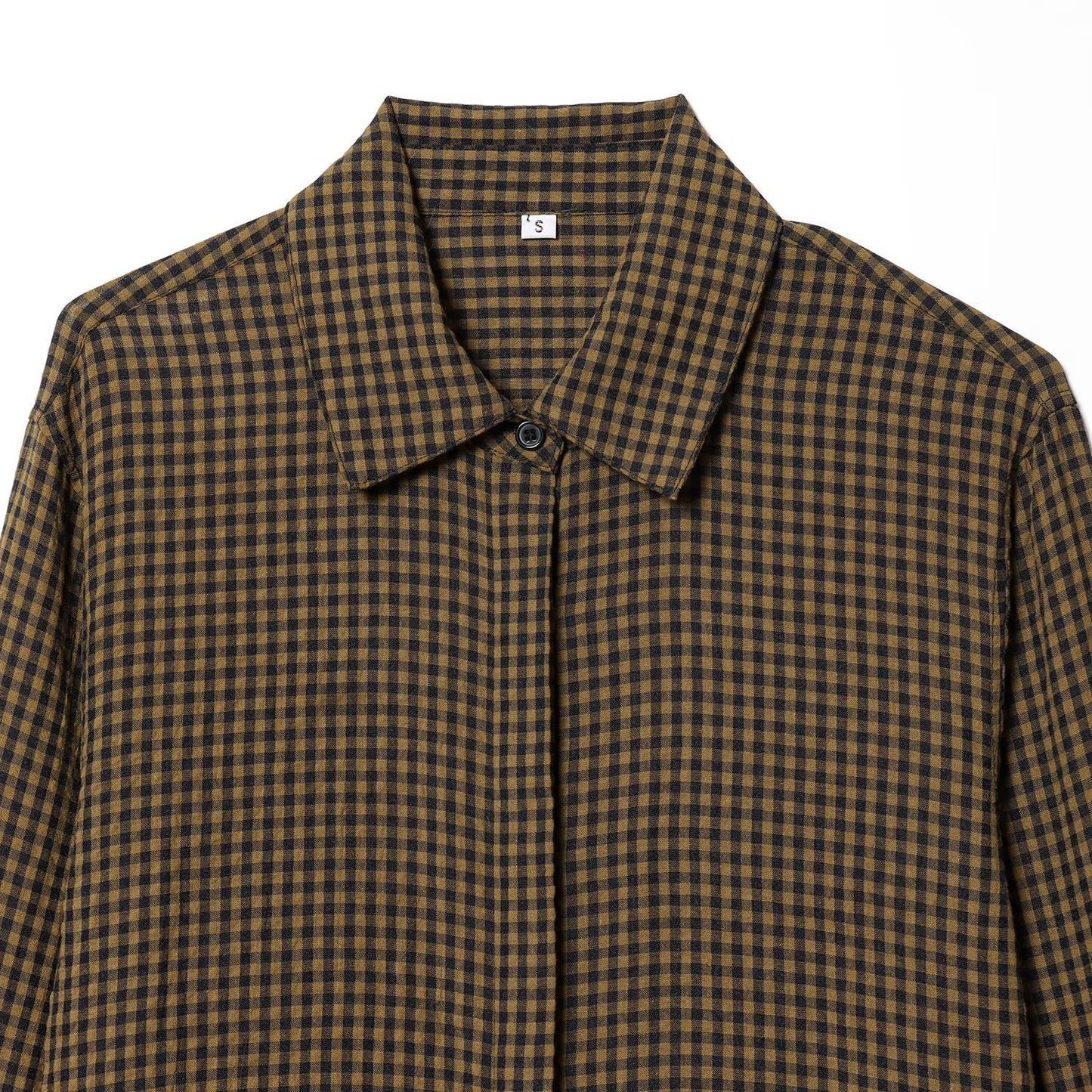 Street casual plaid shirt women's clothing