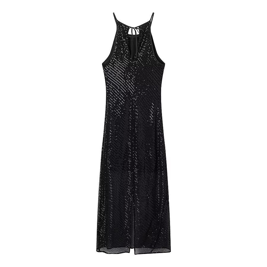 Sexy sequin slim fit dress for women's clothing