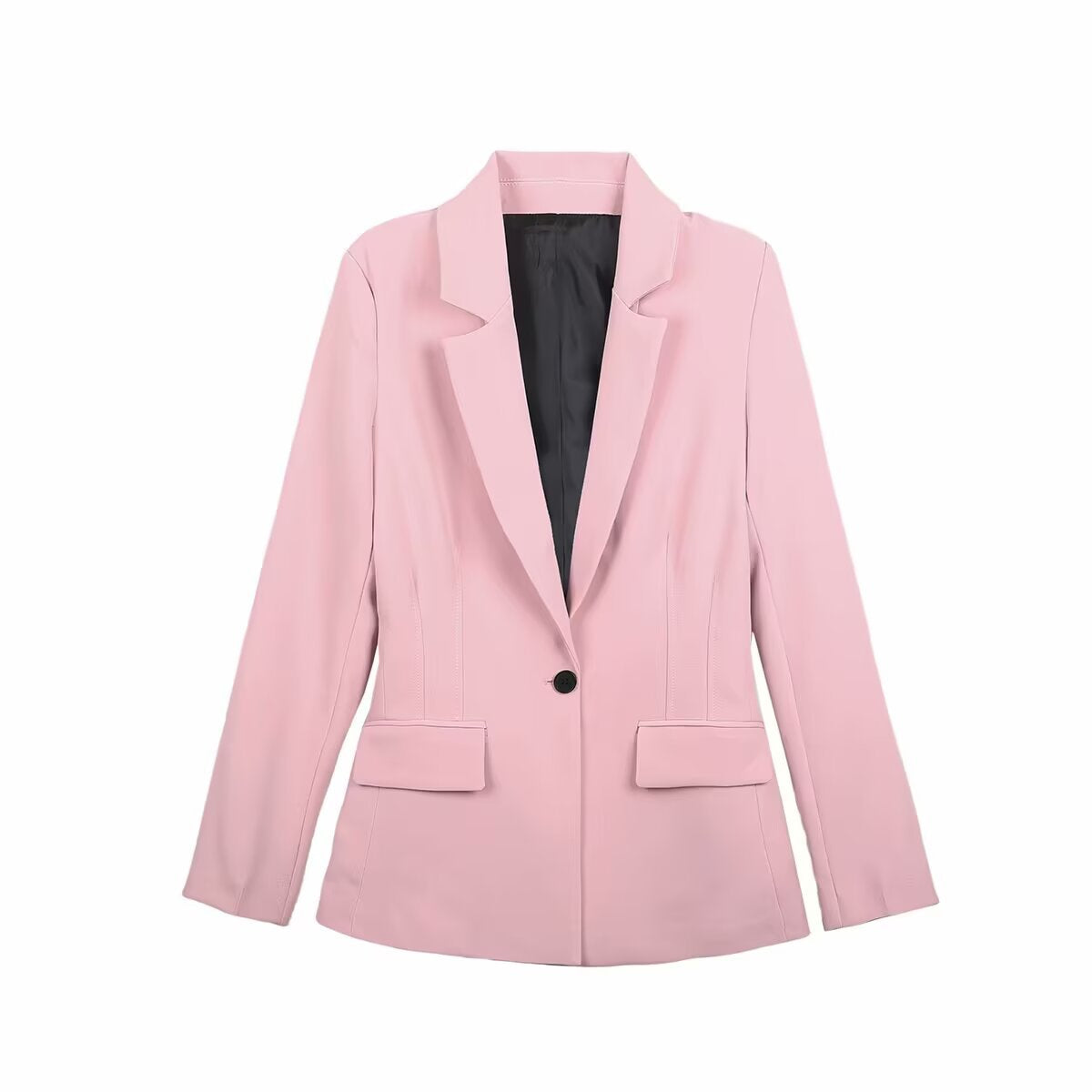 Commuting style elegant slim fit suit jacket