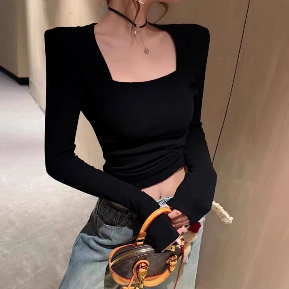 Pure Desire Square Collar Underneath Bottom Shirt for Women