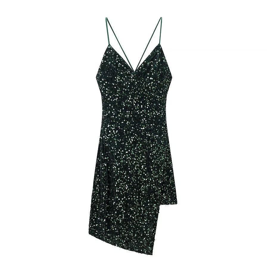 Fashion Sexy Backless Design 3D Cut Out Strap Dress for Women
