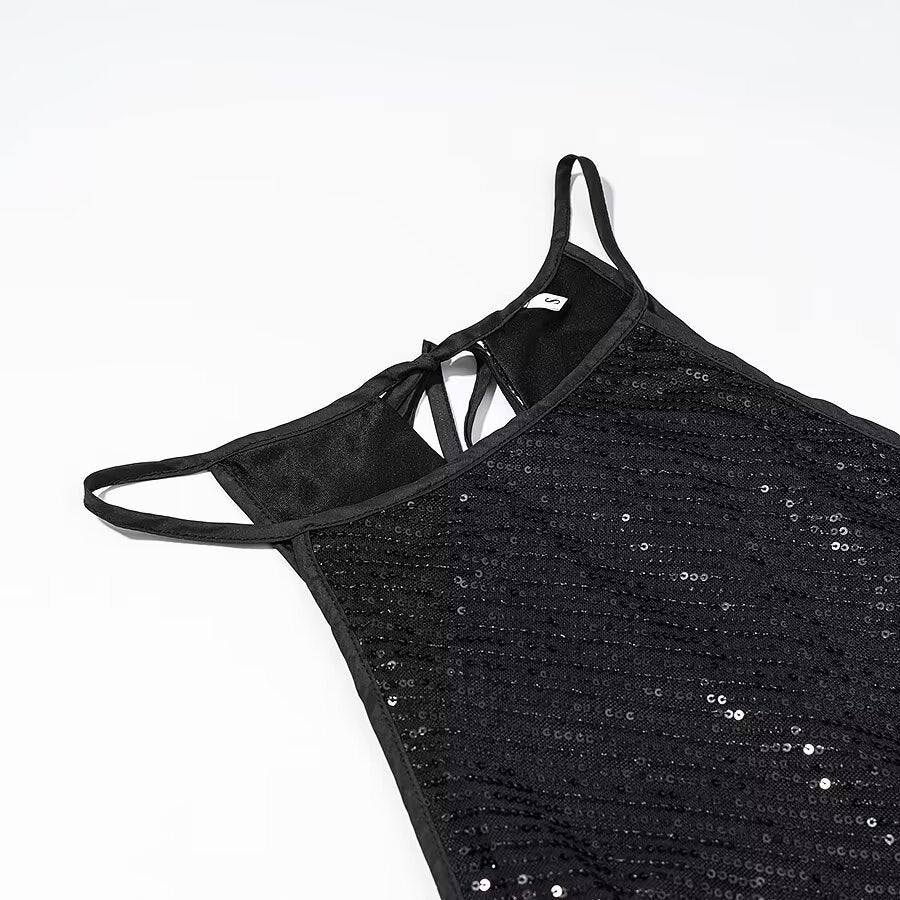 Sexy sequin slim fit dress for women's clothing