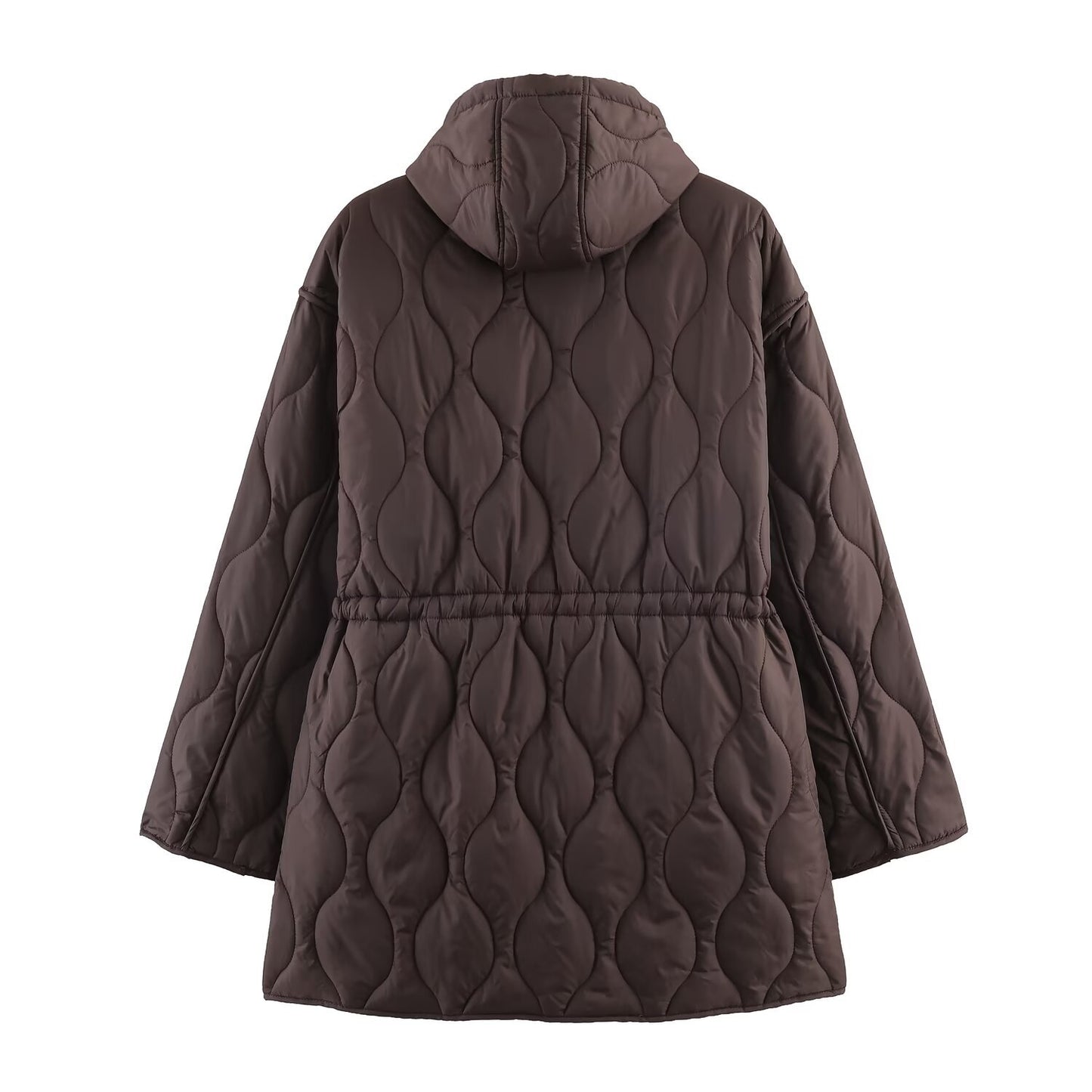 Hooded waterproof cotton jacket women's coat