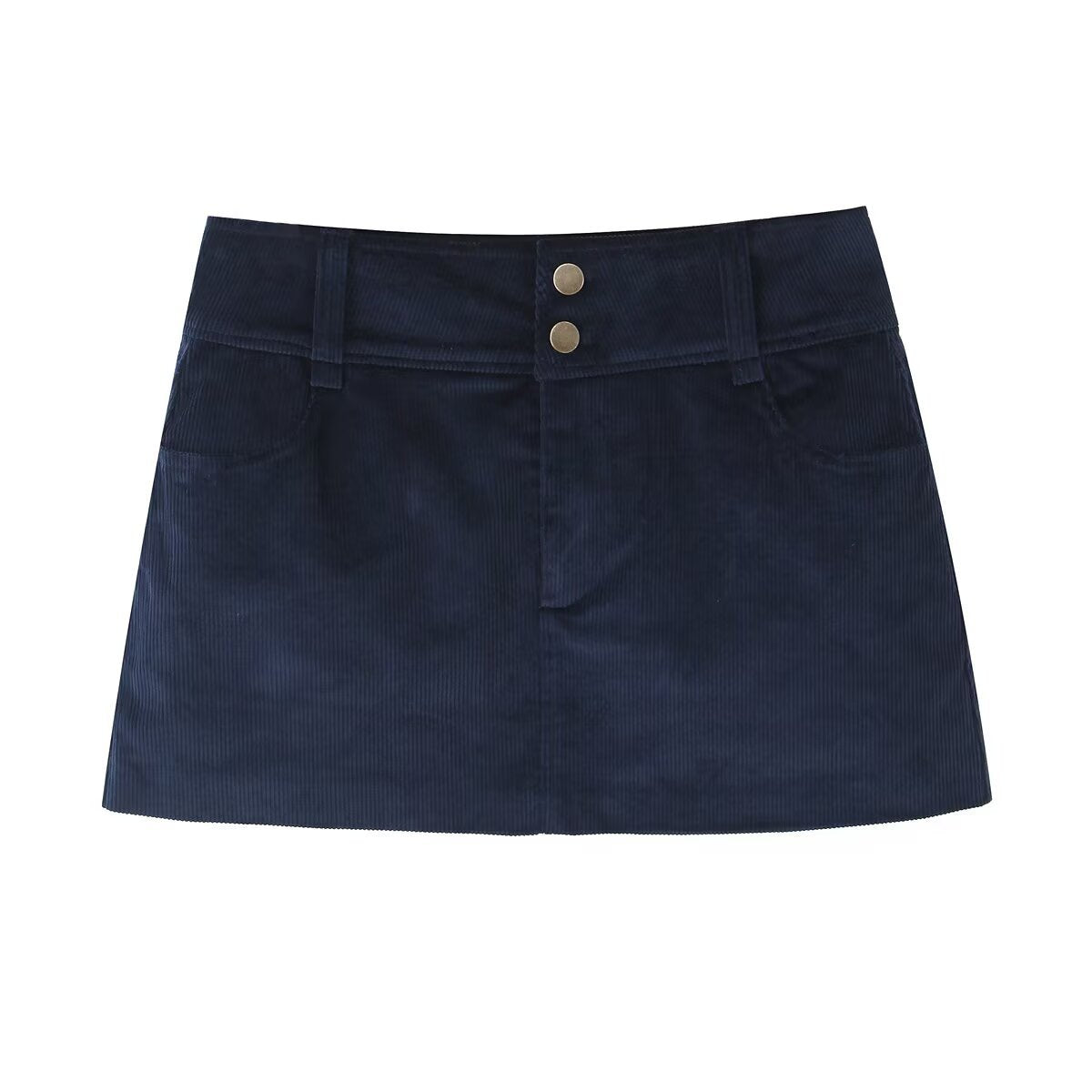 Spicy girl corduroy half body mini skirt