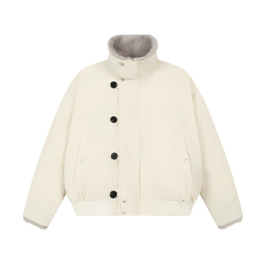 High collar cotton jacket