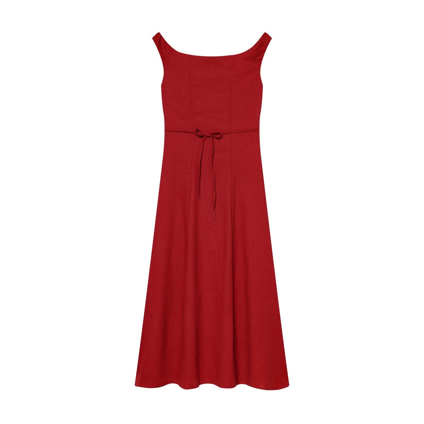 Chic Style New Women's Linen Blend Dress