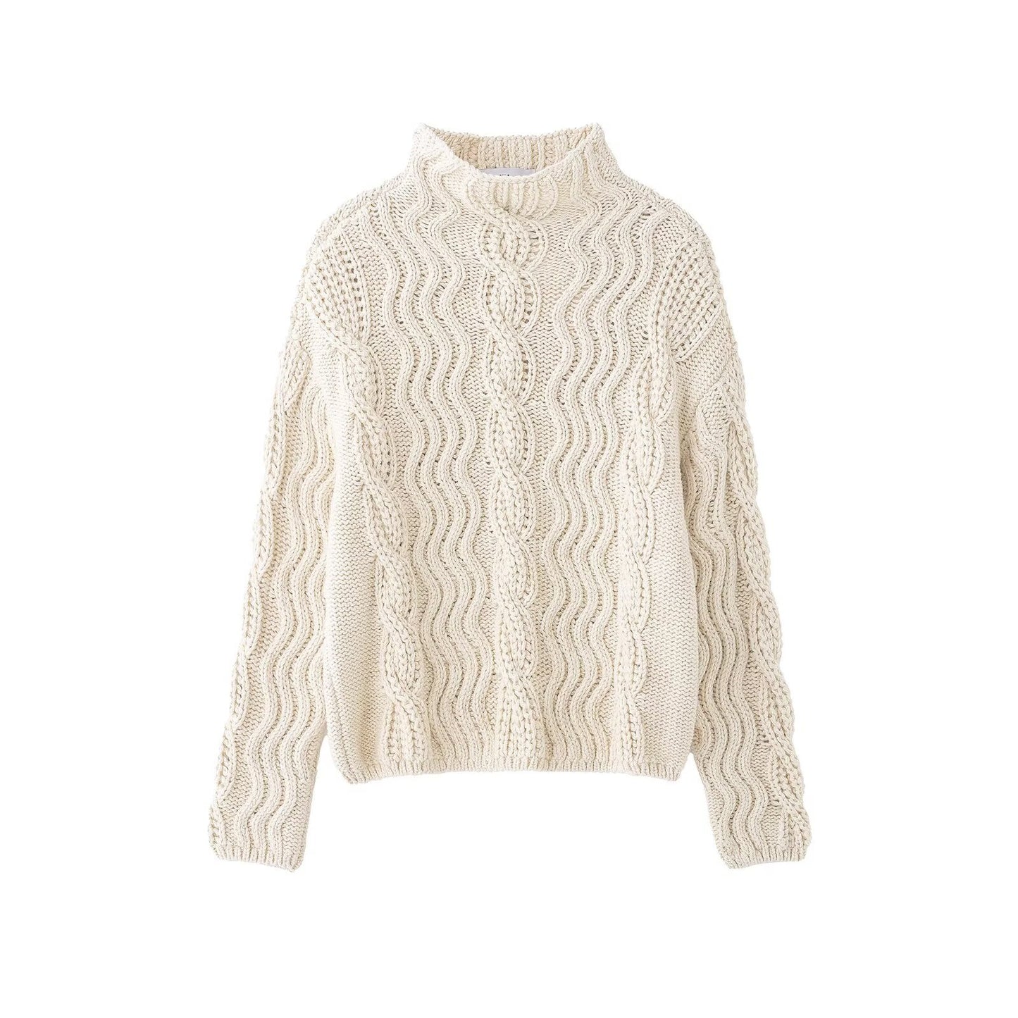 Fel Island pattern wool knitted sweater