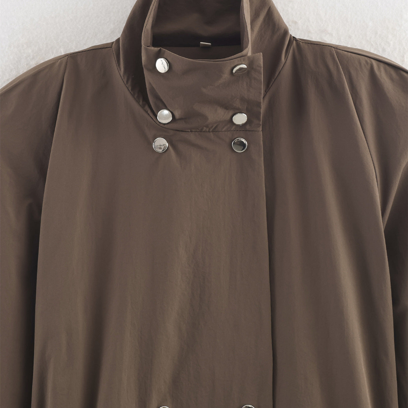 Street belt decoration short windbreaker jacket