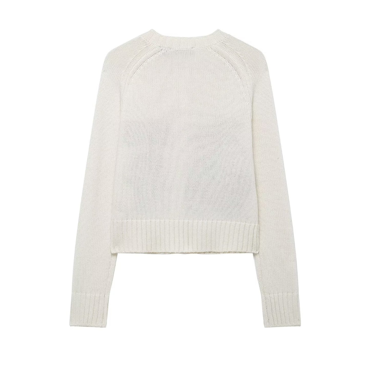 Style New Women's Knit Cardigan with quotHome Alonequot Jacquard Pattern