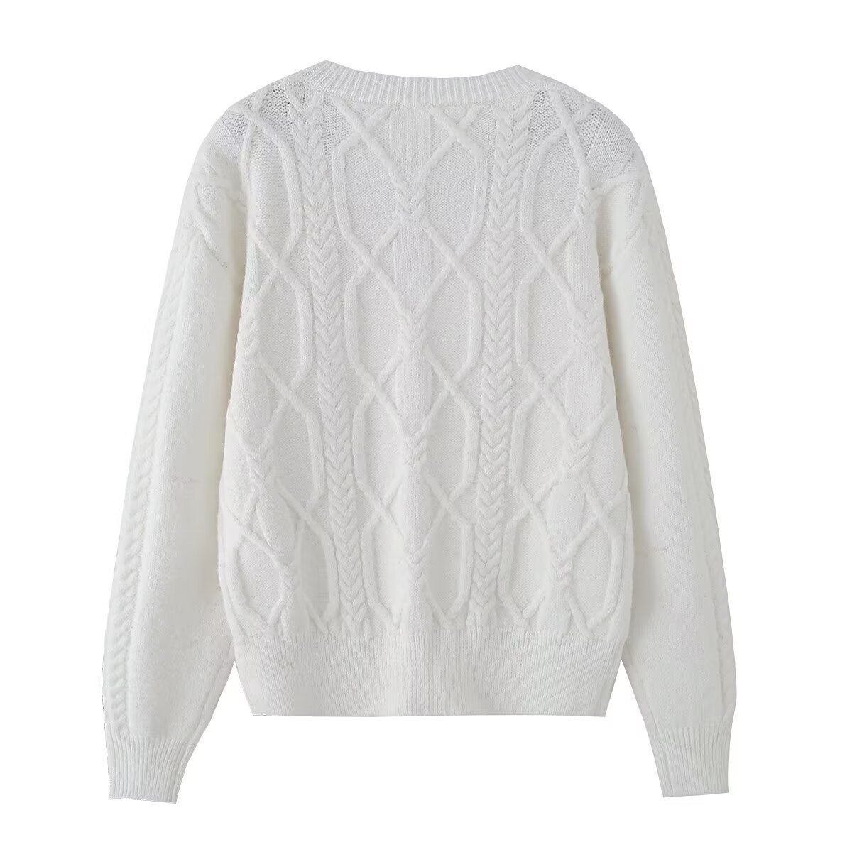 Half high neck loose sweater top