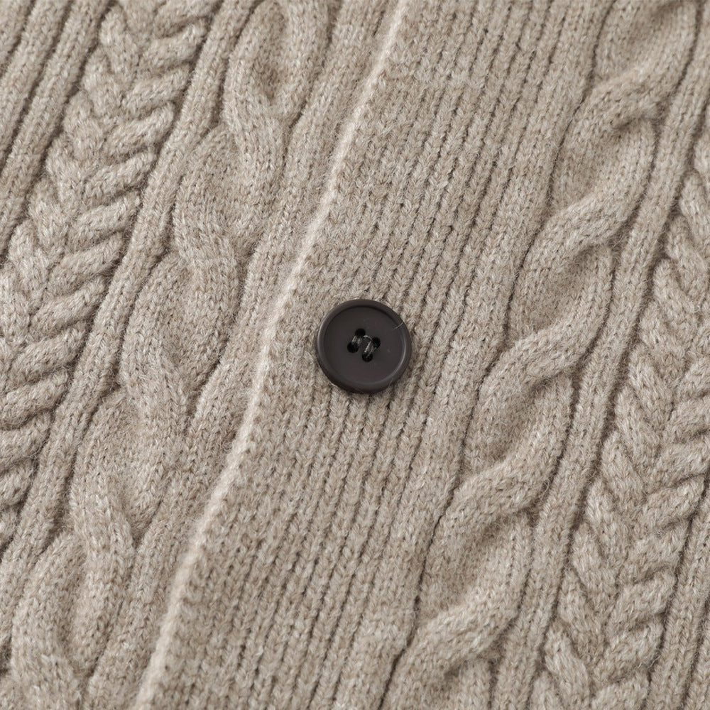 Twist Fried Dough Twists Cardigan Sweater