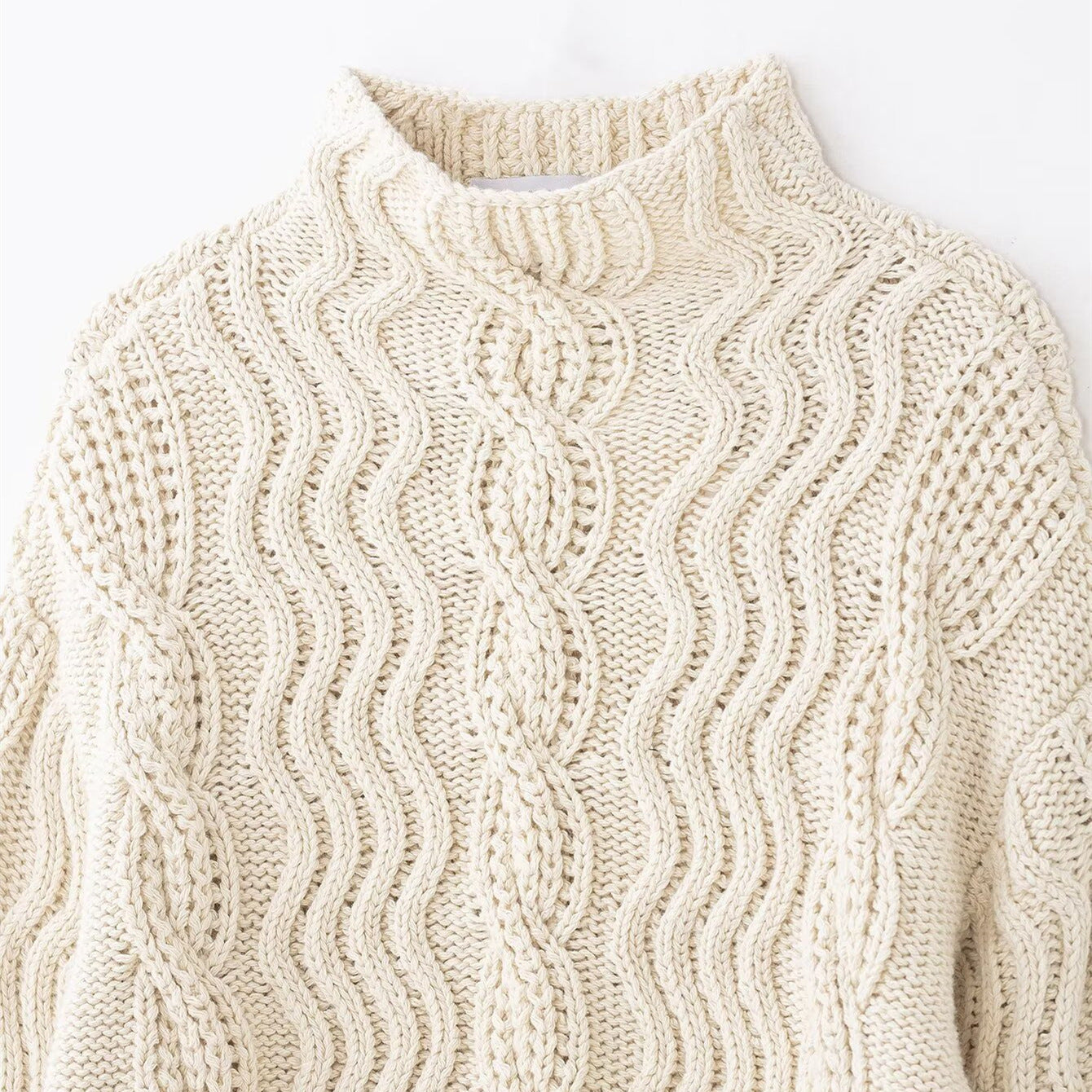 Fel Island pattern wool knitted sweater