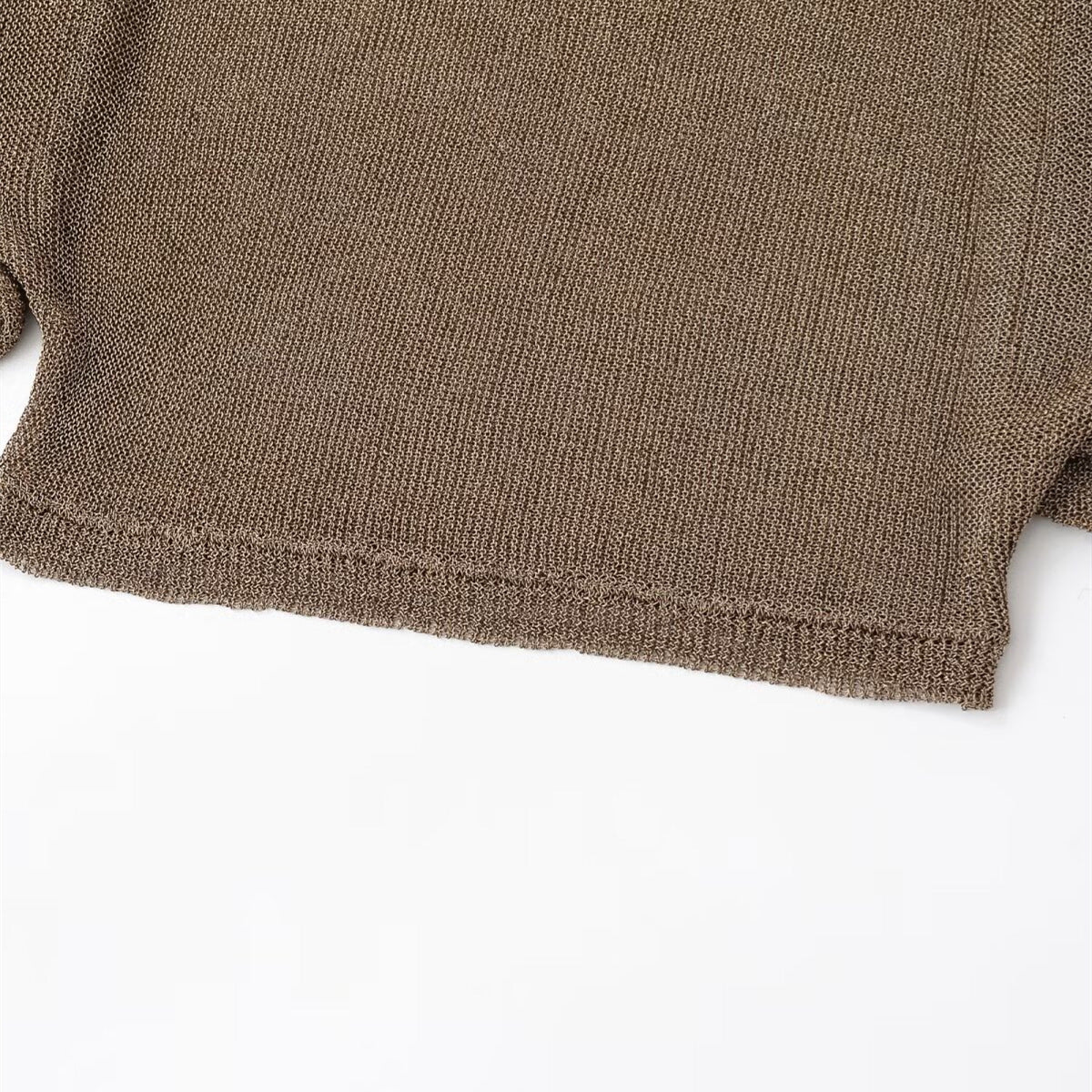 Short skirt style metal plated knitted sweater