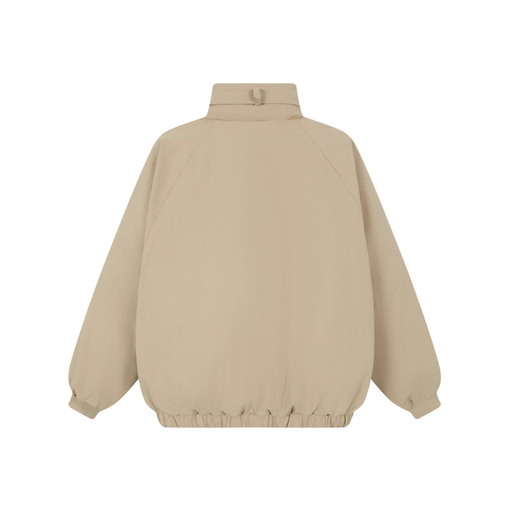 Half high collar cotton jacket