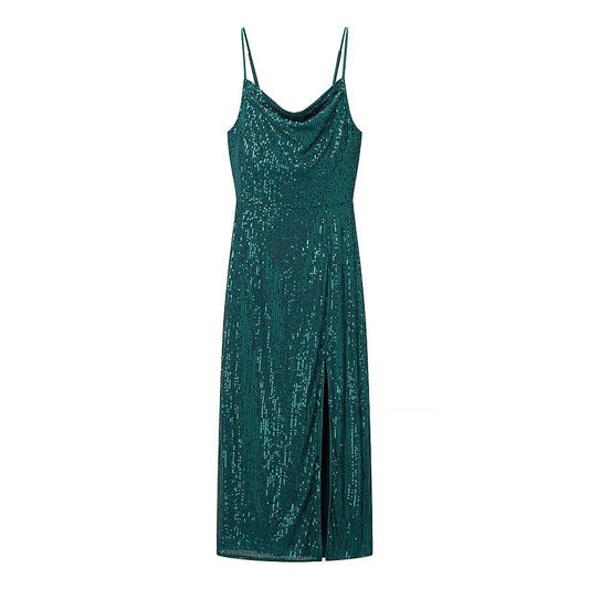 Sexy sequin camisole dress for women