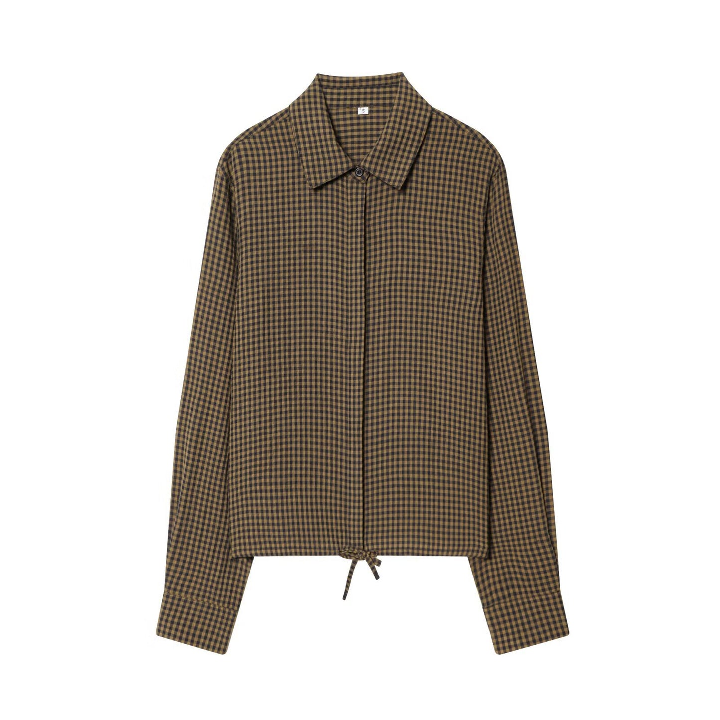 Street casual plaid shirt women's clothing
