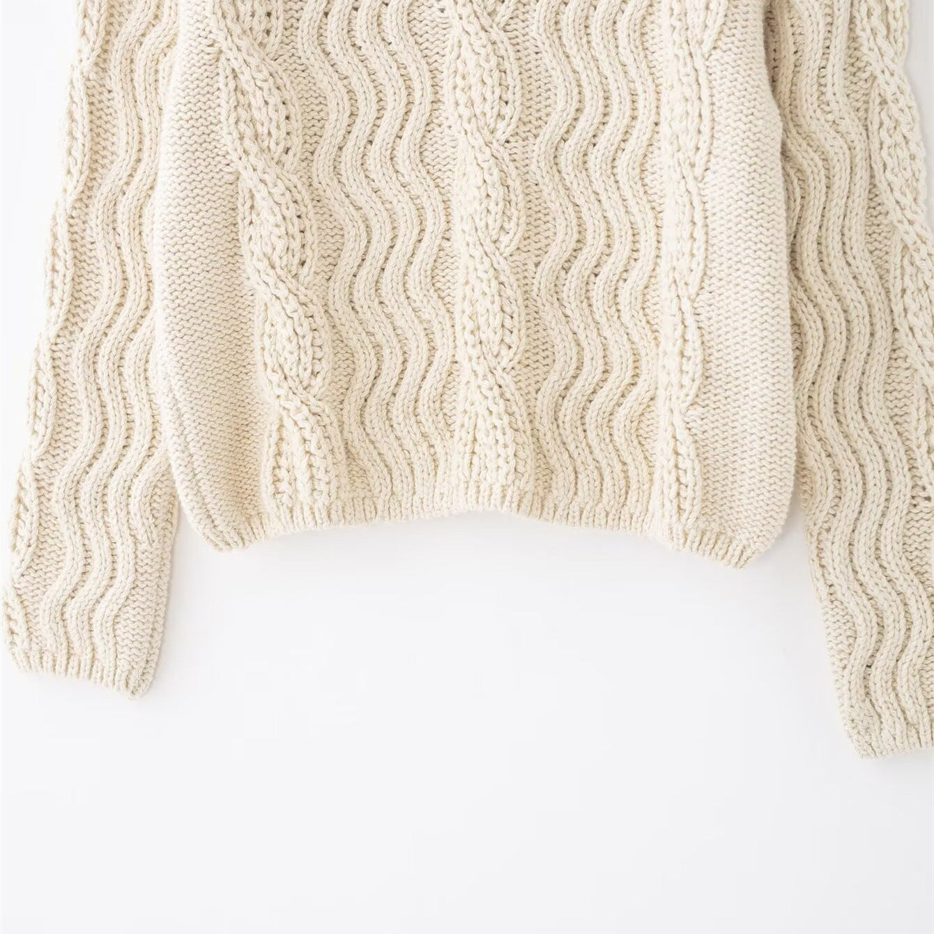 Fel Island pattern wool knitted sweater