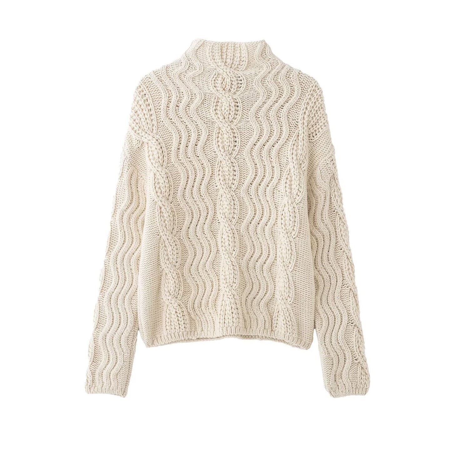 Fel Island pattern wool knitted sweater
